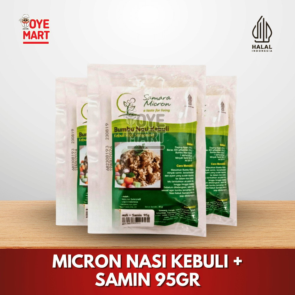 

MICRON NASI KEBULI + SAMIN 95GR/ BUMBU INSTAN