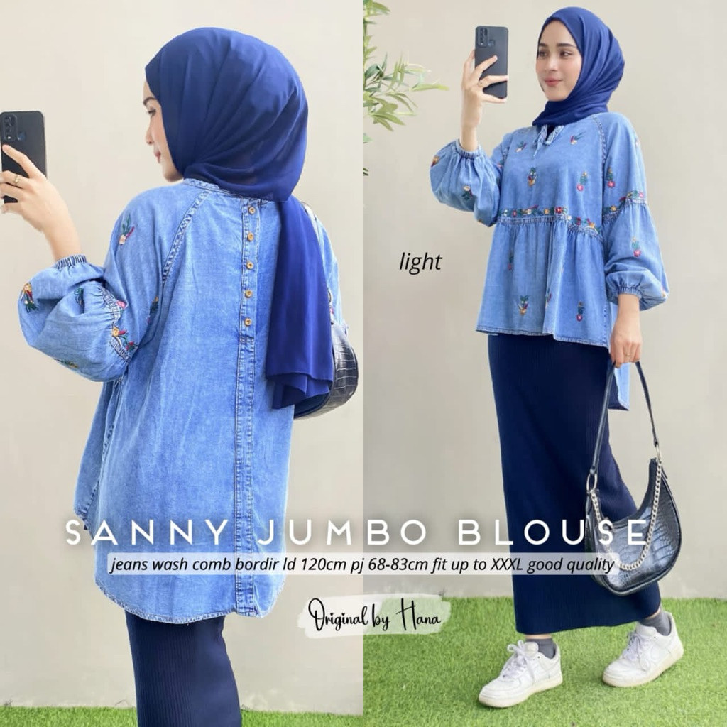 SANNY ISCA DANIA SIENNA ZAWNA HAZAN • CHIOSA • KIRANA BLOUSE • MALOXA BLOUSE •  BY HANA • blus atasa