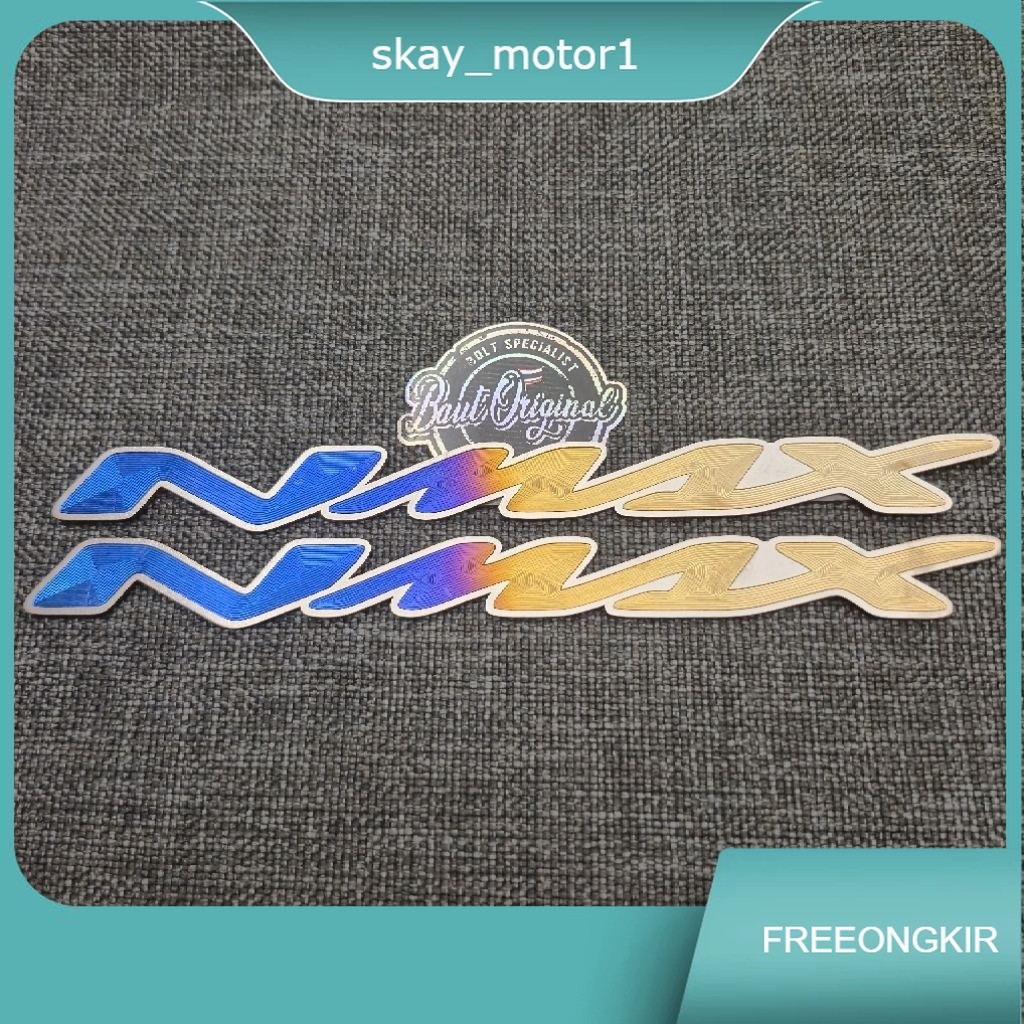 Emblem Logo Titanium Nmax Original Vietnam