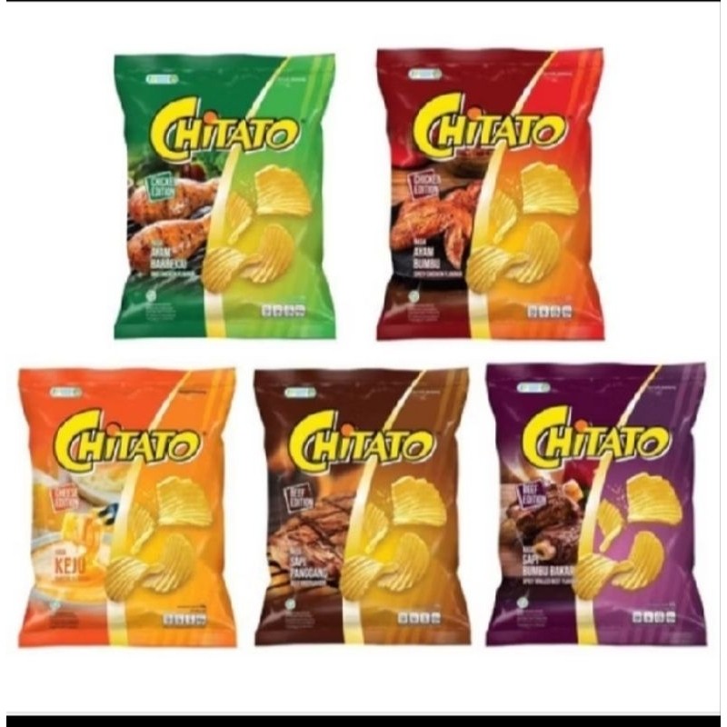 

Chitato Kerupuk 68gr All Varian / Krupuk Chitato Kentang 68 gram (1 bungkus)