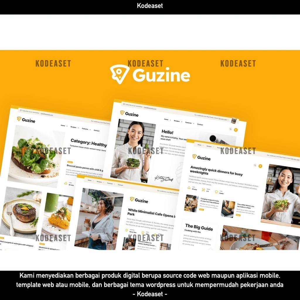 WORDPRESS THEME GUZINE: ADSENSE READY MAGAZINE   D5989 TEMA TEMPLATE WEB BY KODEASET LISENSI ORIGINA