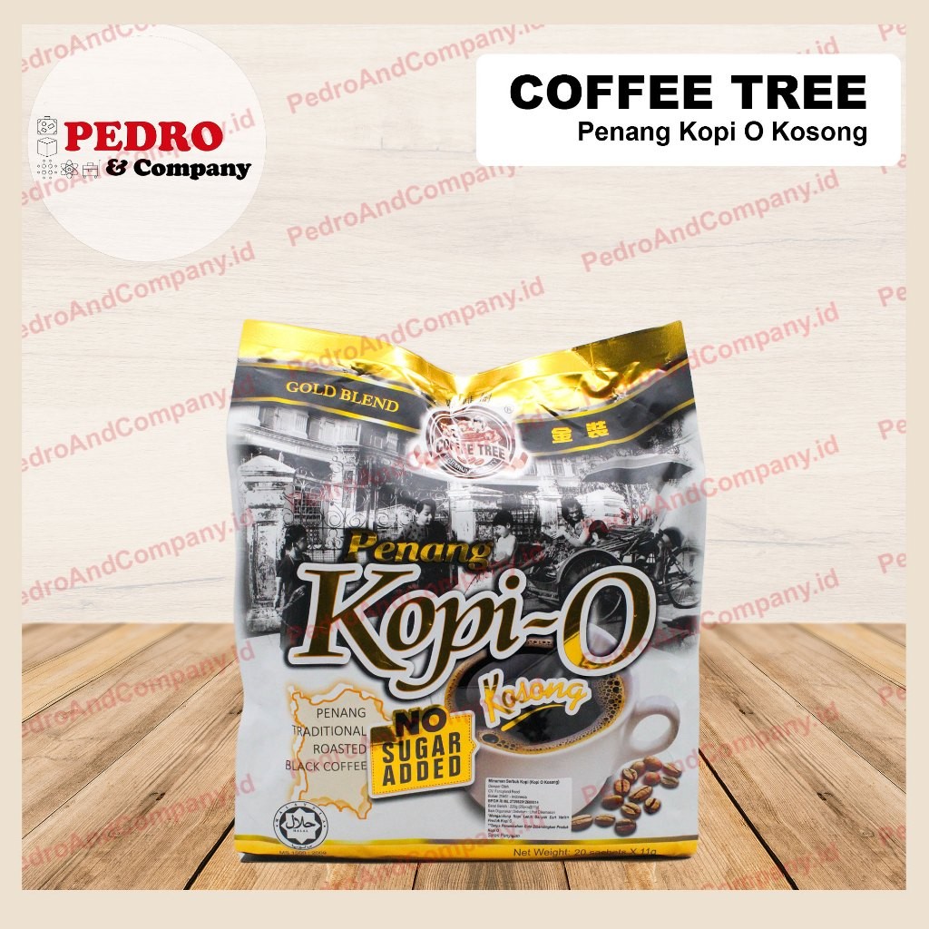 

JAMIN MURAH !!!Coffee tree Penang Kopi o kosong no sugar 220 gram isi 20 pc coffee black hitam(BISA LANGSUNG ORDER)
