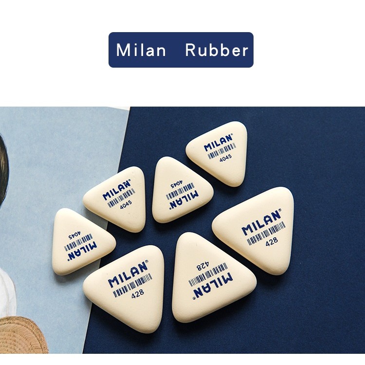 

1pcs MILAN Rubber Erasers for Pencil Sketch Drawing Erasing Cleaning Stationery Office School Fine Art Supplies F646