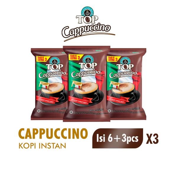 

TOP Coffee Kopi Instan Cappucino 25g isi 6pcs x3