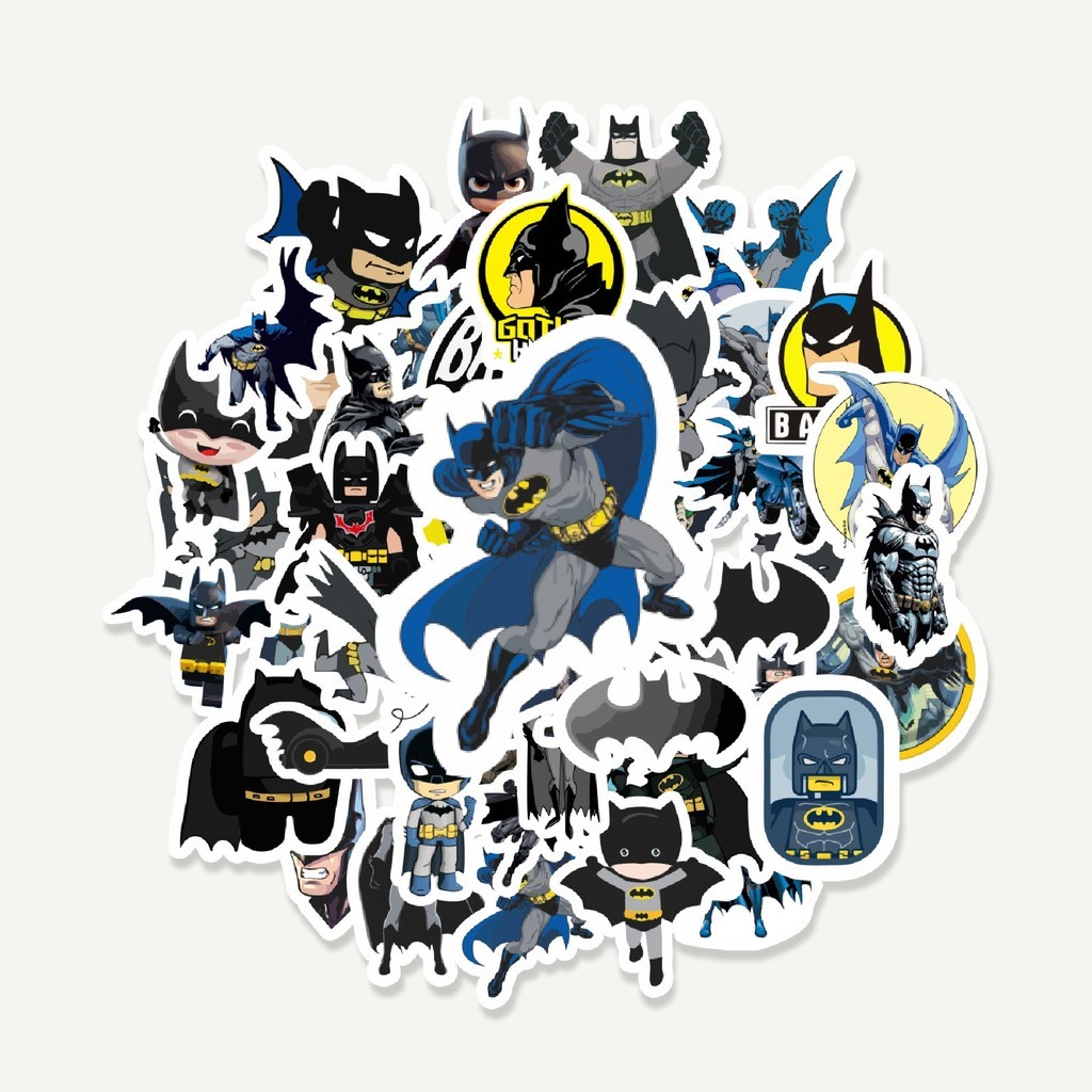 

Sticker Pack Stiker Kartun Batman | Sticker TUMBLR | Stiker LAPTOP KOPER HELM