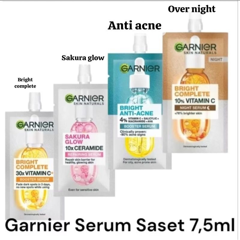 Garnier serum sachet all variant - Skincare