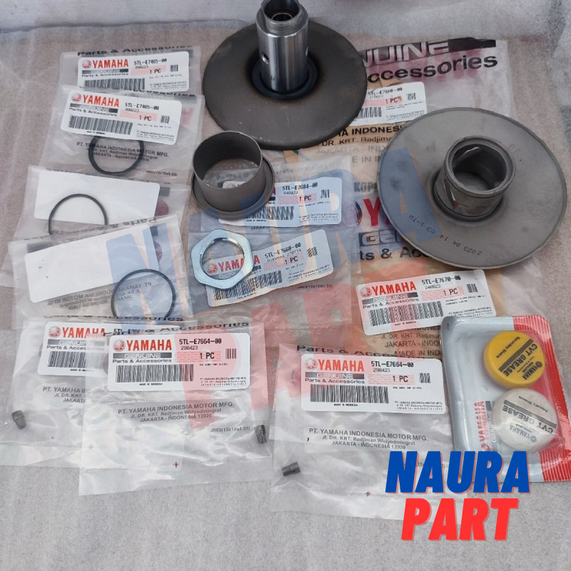 1 SET PULLY ASSY BELAKANG MIO SPORTY SMILE ORIGINAL ORI YAMAHA