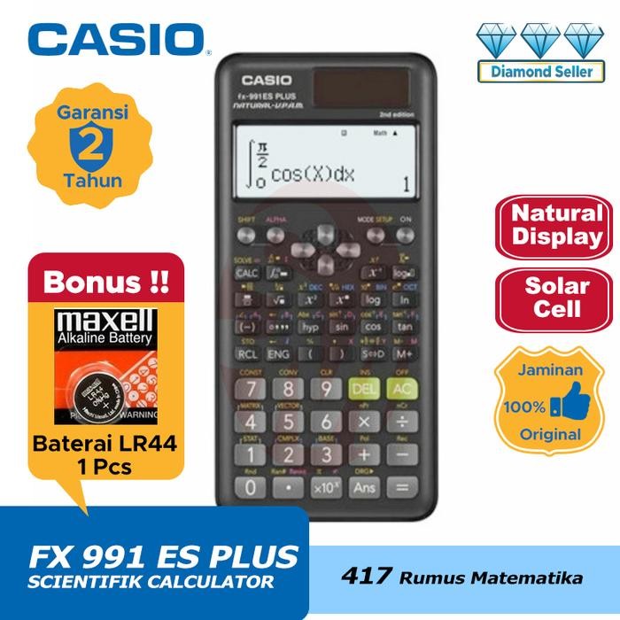 

CASIO CALCULATOR FX 991 ES PLUS-2 - BLACK