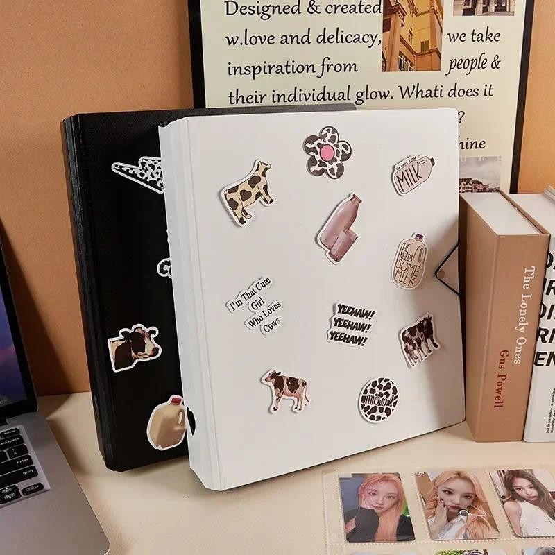 

IMYY A5/A4 Kpop Idol Photocard Holder PP Photo Album with 25pcs 4/9grids 3inches Inner Pages Binder Photocards Collect 포토카드 용품