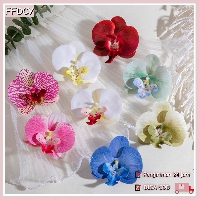 Anting Bunga Manis Anggrek Kupu-kupu /Anting Bunga Buatan Cantik/ Anting Bunga Mewah Wanita Anting P