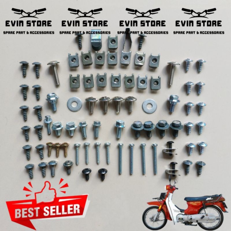 Baut Fullbody Suzuki RC 100 - MURAH