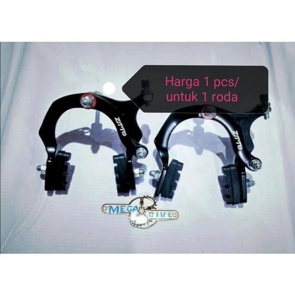 Rem U Brake ZTTO Long arm Reach c Federal Minion Minitrek RB Sepeda - depan