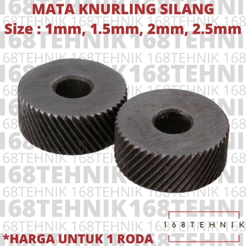 Mata Knurling Silang 2.0MM / Mata Kartel / Roda Knurling