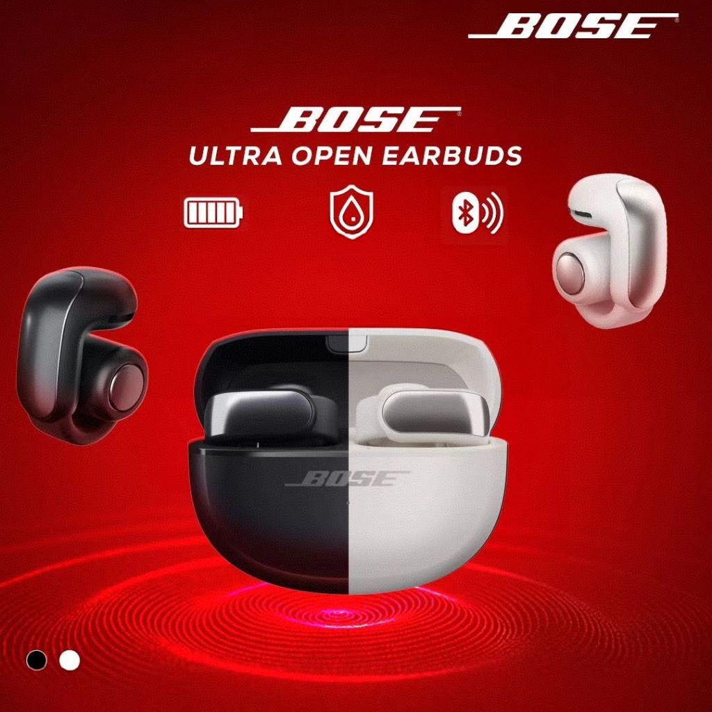 【Flash Sale】Bose Ultra Open Earbuds TWS Open Ear Garansi 1 Tahun Bone Conduction Sports Headset Acti