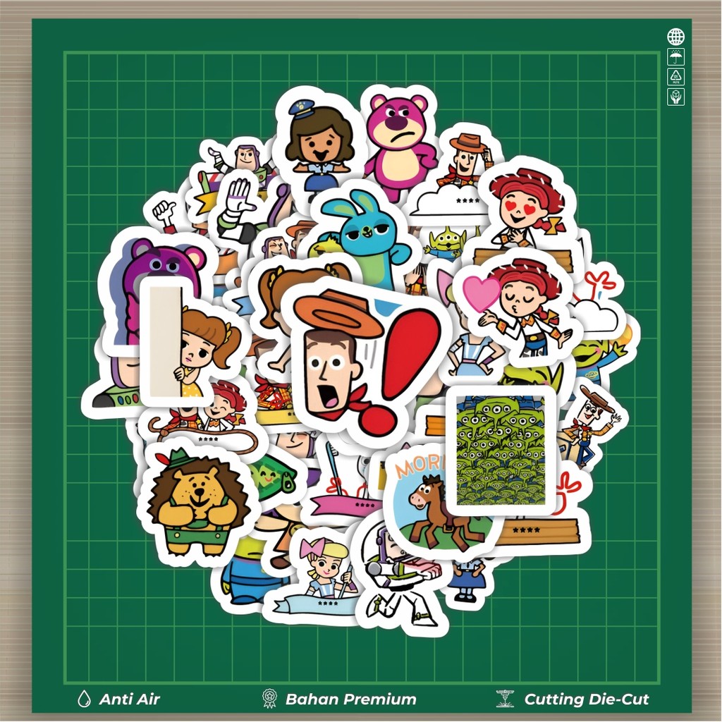 

HOT 50 PCS STIKER Stiker Kartun Toy Story Stiker Fashion Cars Decal Dingin Kartu Album Custom Vinyl Anti Air- Sticker Aesthetic Buku Journal Koper Casing HP Tablet Laptop Helm Motor Botol Minum