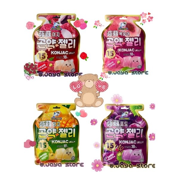 

Captain Dolphin Konjac Jelly Manggo/ Peach/ Lychee/ Grape 300g