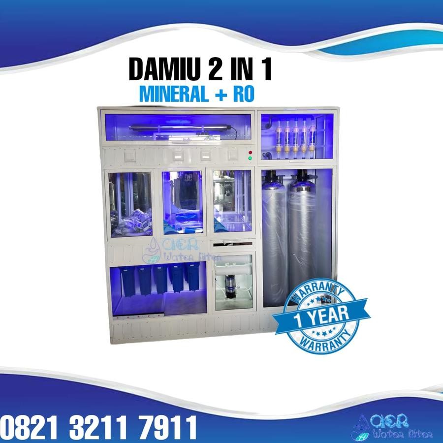 Depo air minum isi ulang bio dan ozon 3 isi 1 cuci