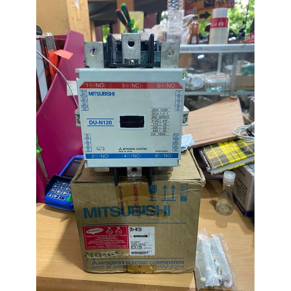KONTAKTOR DC MITSUBISHI DU-N120