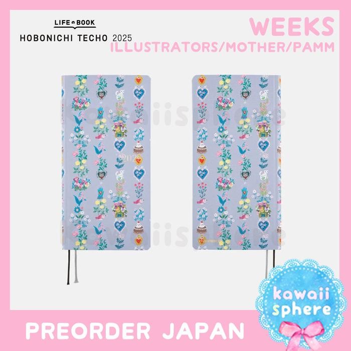 

READY Hobonichi Techo 2025 Weeks | Illustrators / Mother / PAMM Series | Hobonichi Weeks 2025 | Preorder Handcarry Japan - Beautiful Wallp, JPN