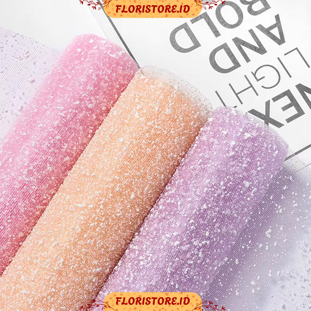 

SNOW TILE ROLL / COTTON ROLL / KERTAS BUKET BUNGA / KAIN BUKET / CELLOPHANE