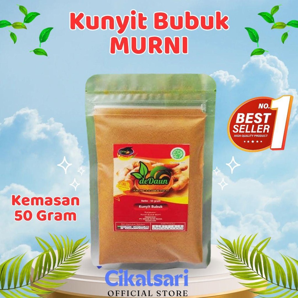 

Tumeric Organic Extract Powder 50gr - Kunyit Bubuk Organik 50gr