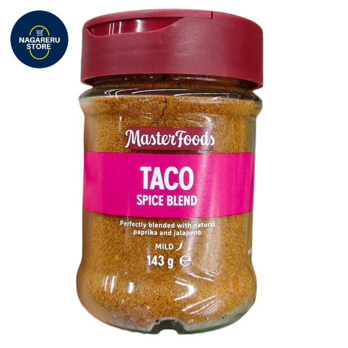 

Master food masterfood taco spice blend mild 143 gr