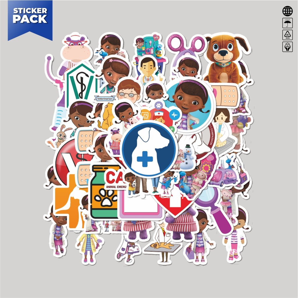 

[100PCS]Stiker Pack Stiker Veterinary Medicine Series [Kedokteran Hewan] Aesthetic Vinyl Anti Air Dekorasi Sticker Laptop Buku Journal Koper Helm Casing HP Gitar Helm Skateboard