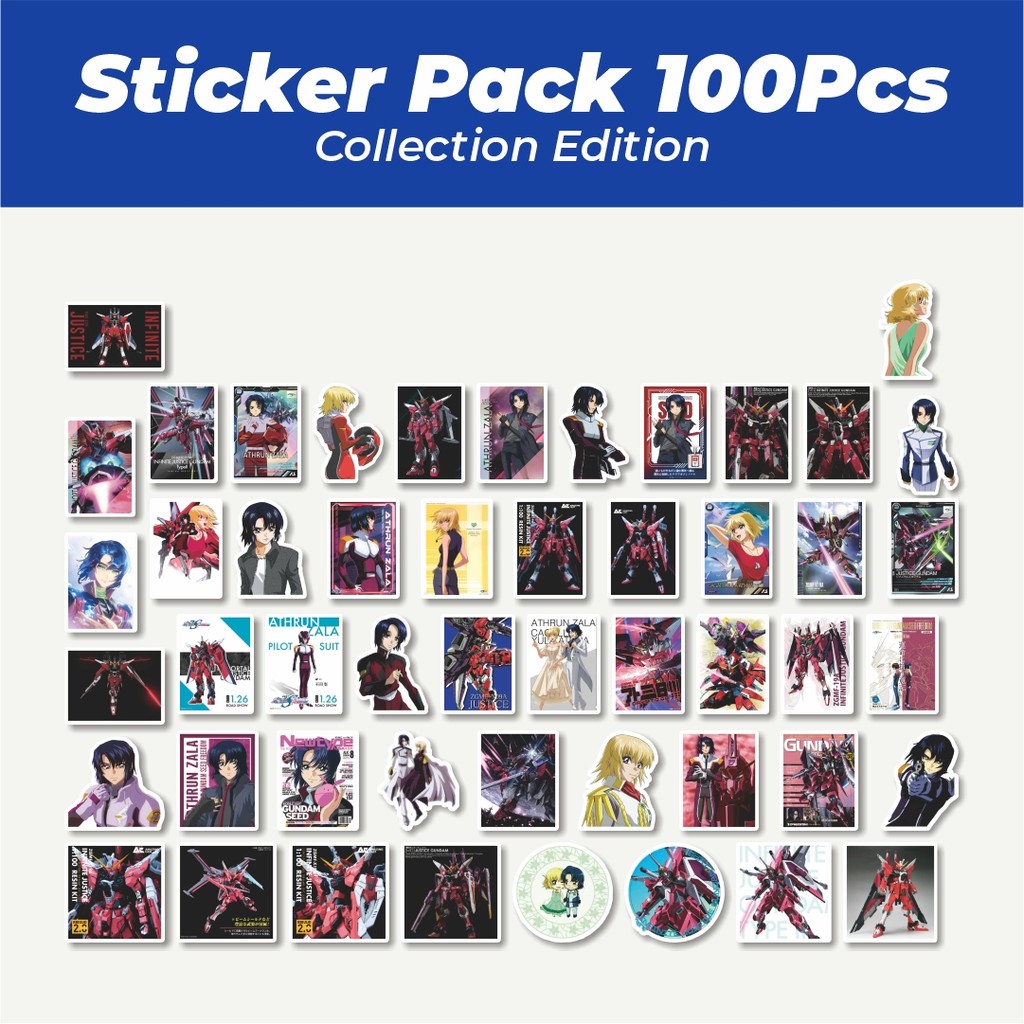 

Hot Stiker Anime Gundam Seed Athrun Zala Cagalli Yula Lucu Anti Air Stikers Berperekat Waterproof Sticker Decal Buat Motor Helm Buku Journal Koper Casing HP Laptop Botol Minum