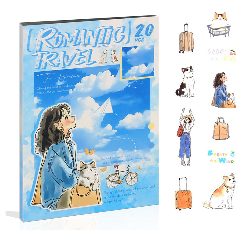 

AA05 Women Journal Sticker Book, PET People Stickers For Journaling, Scrapbooking, Junk Journal Supplies