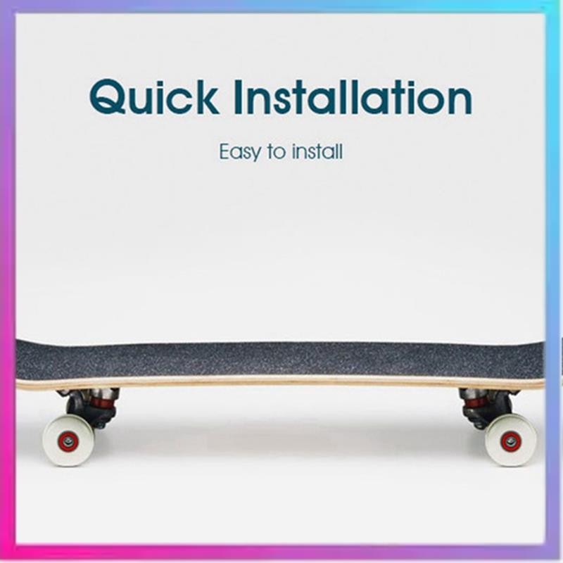 AB94-PUENTE 4Pcs Set Skateboard Wheels Durable PU Skate Wheels Longboard Cruiser Wheels For Ollie Pu