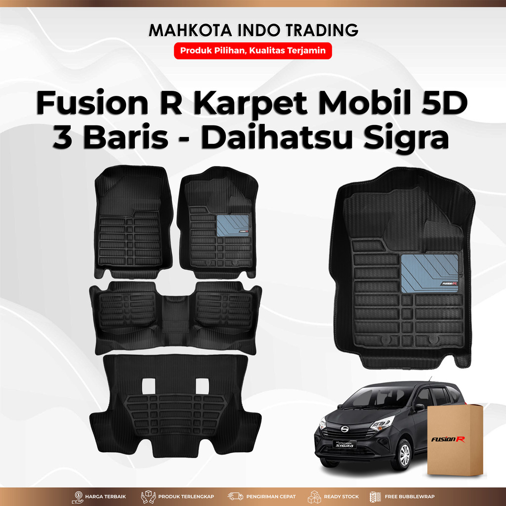 Fusion R Karpet Mobil 5D Sigra Premium