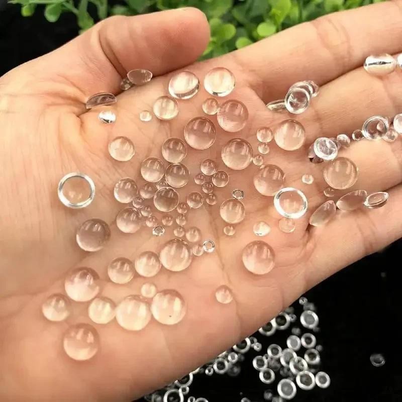 

350pcs Clear Water Dewdrop Embellishments Water Droplet Waterdrop Resin Beads for DIY Scrapbooking Crafts Paper Decor Phone Case