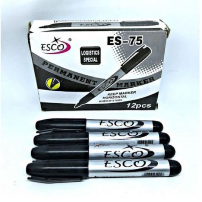 

HKS GROSIR spidol ESCO ES75 Besar Permanent Esco 1pcs