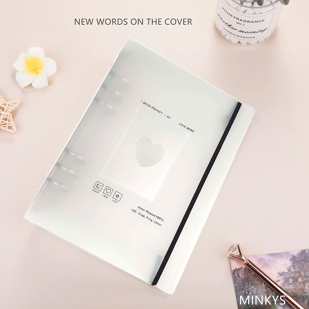 

MINKYS MINKY Cover Binder A5 Photocards Collect Book Postcard Holder - 2021