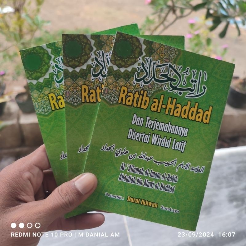 Terjemah Rotibul Haddad dan Wirdul Lathif Uk. Saku