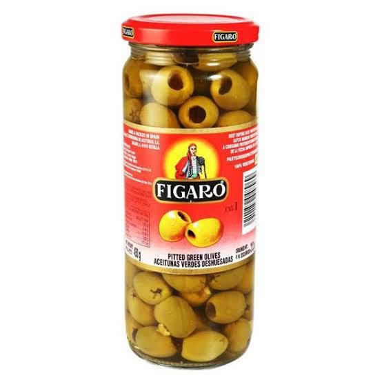 

Buah Zaitun Hijau / Figaro Stuffed Green Olive 450 gr / Pickles