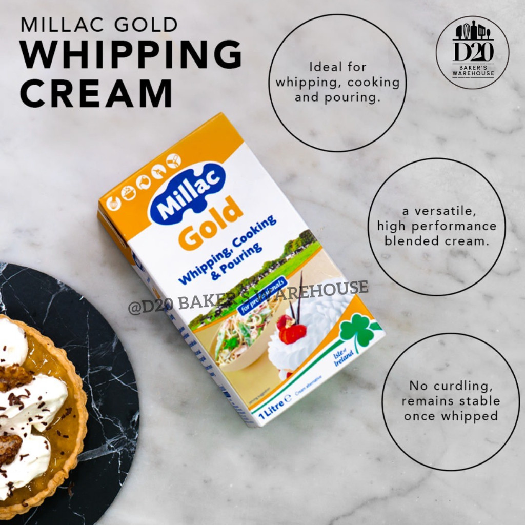 

Millac Gold Whipping Cooking Cream 1Liter