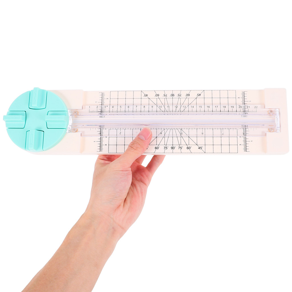 

4in1 Paper Trimmer Craft Tool Precise Cutting Portable Design Wrapping Cardboard Scrapbooking Supplies Multi