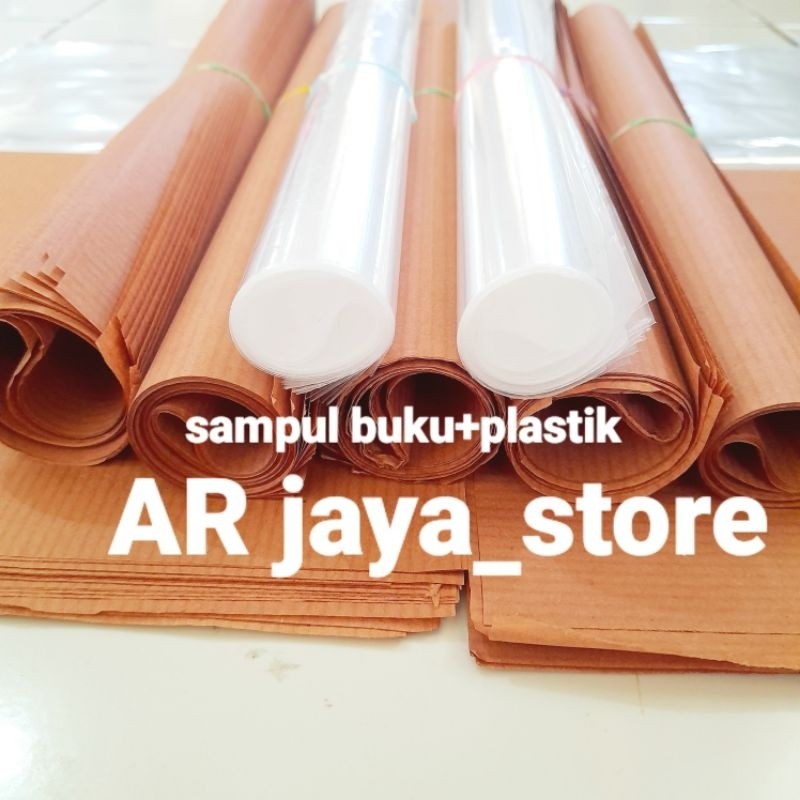 

PAKET KERTAS SAMPUL DAN PLASTIK BUKU (10PCS+10PCS)