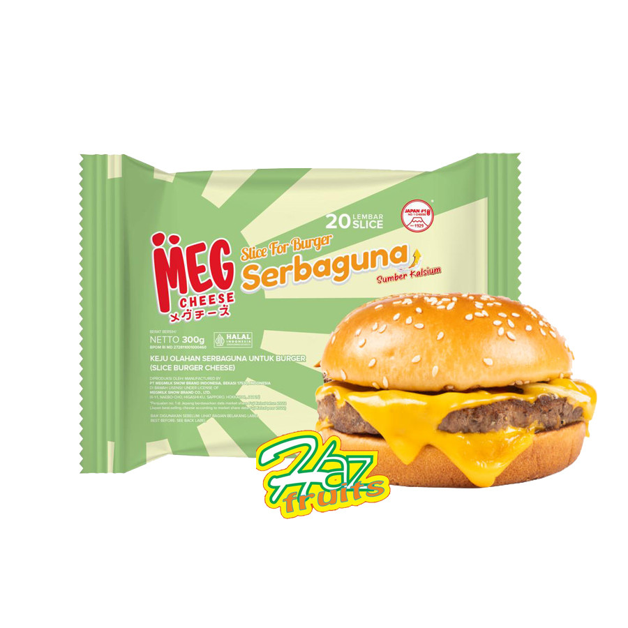 

MEG Keju Serbaguna Slice Burger 20 slices