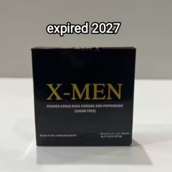 

PERMEN GINGSENG X MEN CANDY STAMINA PRIA 1 BOX 4Pcs ORIGINAL TAHAN LAMA