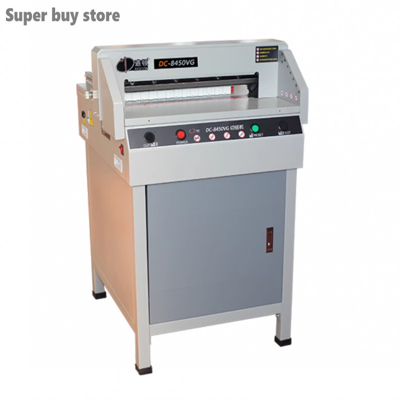 

Automatic Electric Paper Cutter Cutting Machine Stack Paper Guillotine 450mm 17.7inch