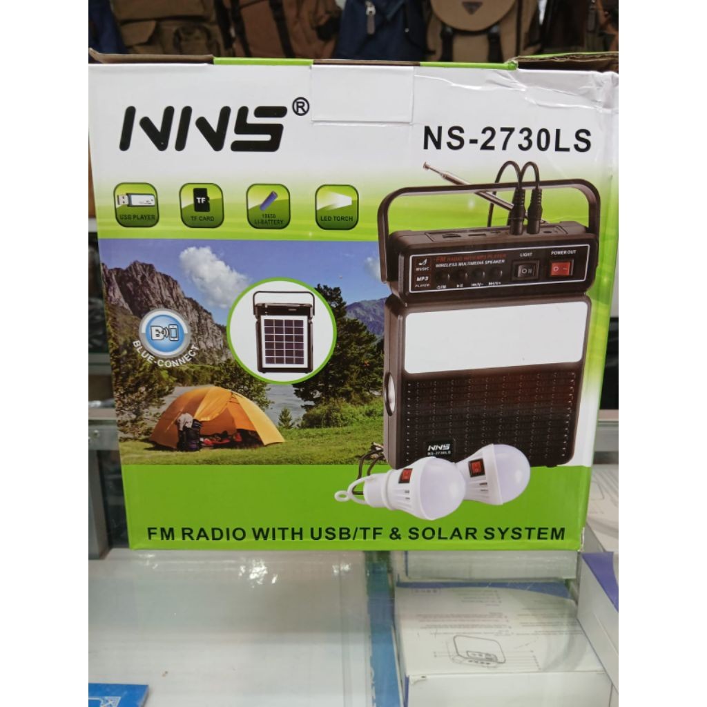 COD PROMO // MURAH // TERLARIS Speaker Radio Multifungsi NNS NS-2730LS – FM Radio, USB/TF, Bluetooth