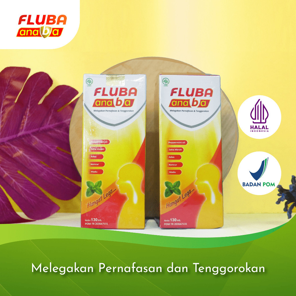 

FLUBA ANABA Legakan Batuk & Flu Untuk Anak & Dewasa - 2 Box