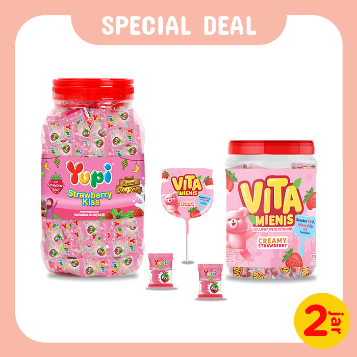 

Yupi X Vita Mienis – Strawberry Kiss + Lollipop With Vitamins