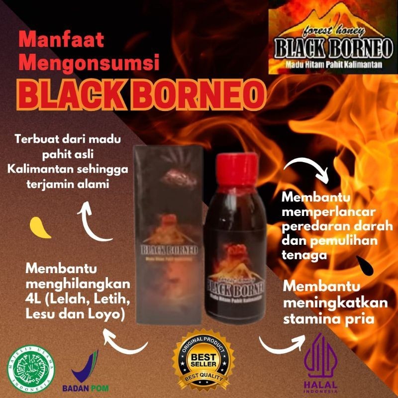 

BLACK BORNEO Madu Hitam Pahit Kalimantan 120ml