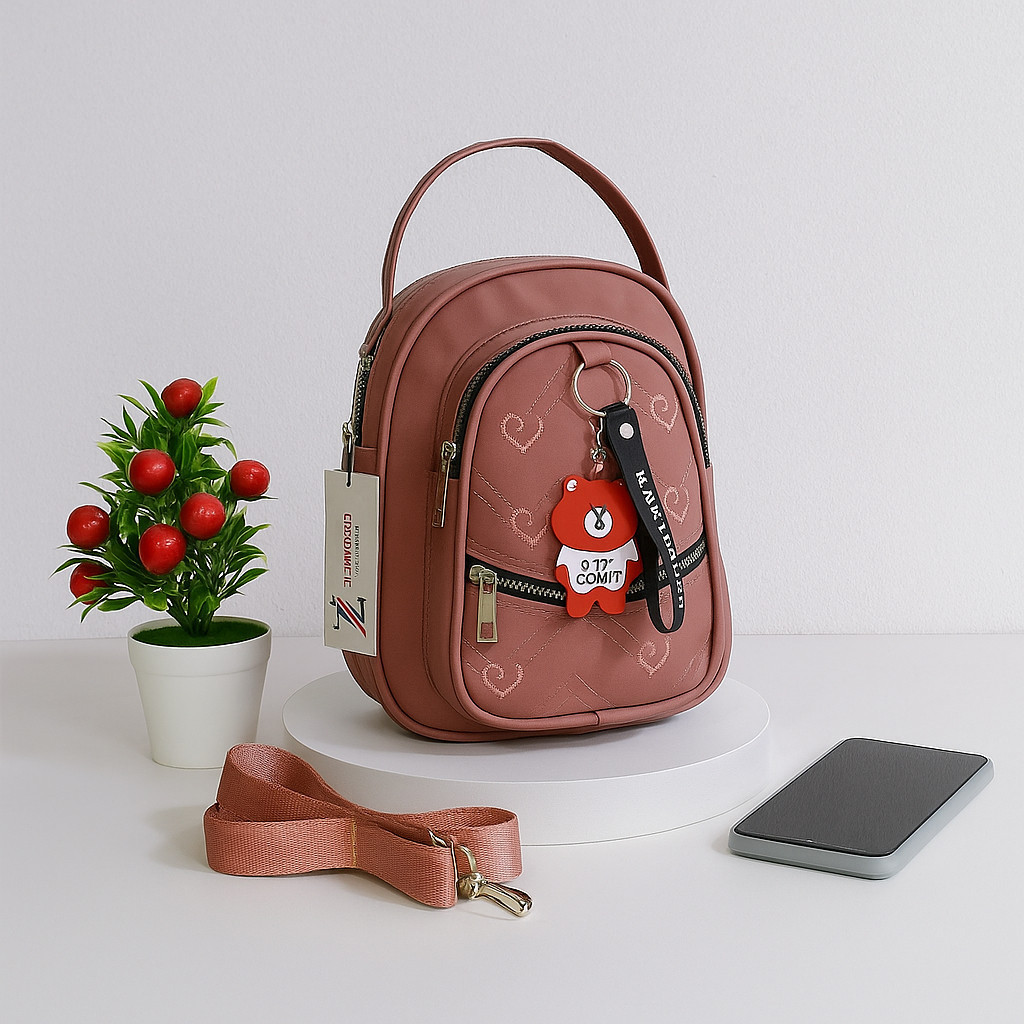 Tas ransel wanita casual/Tas ransel wanita untuk jalan-jalan