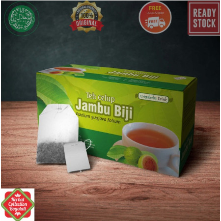 

Teh Herbal Daun Jambu Biji Obat Radang Tenggorokan Teh Celup 20 kantong