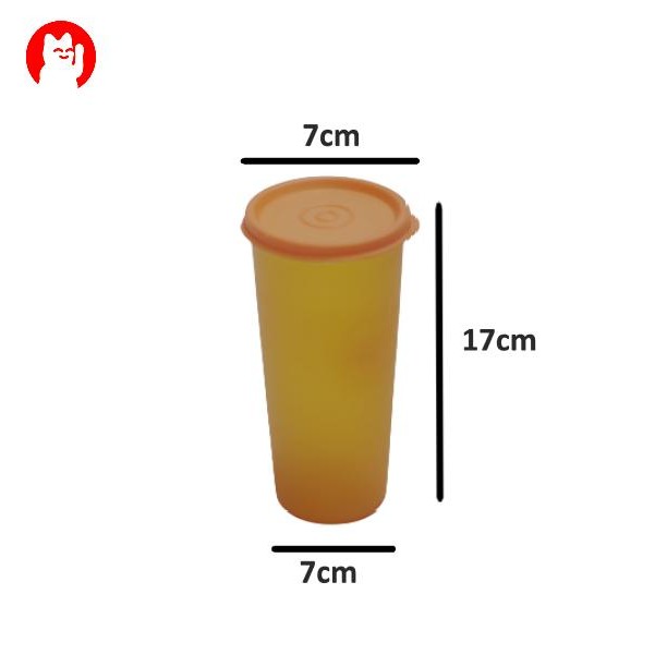 GELAS TUPPERWARE MINI SOUVENIR 500ML - Merah