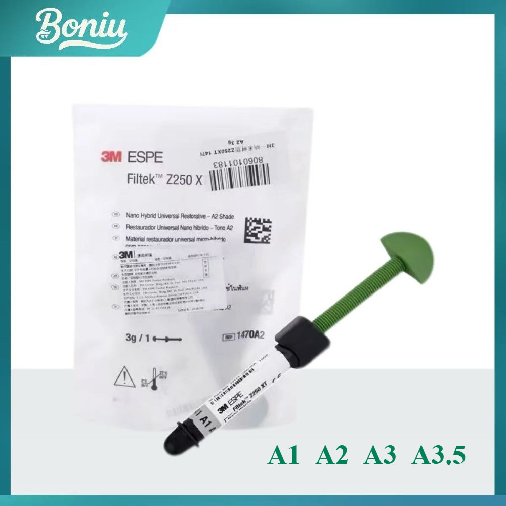 Dental Composite Light Cure Resin 3M ESPE Z350XT Z250 P60 Valux Plus A1 A2 A3 A3.5 Shade Resin Oral 